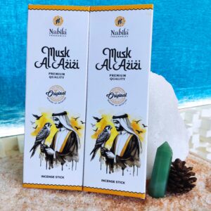 عود مشک ال عزیز نابیلا ( Nabila Musk Al Azizi Incense ) شاخه ای/بسته ای اصل